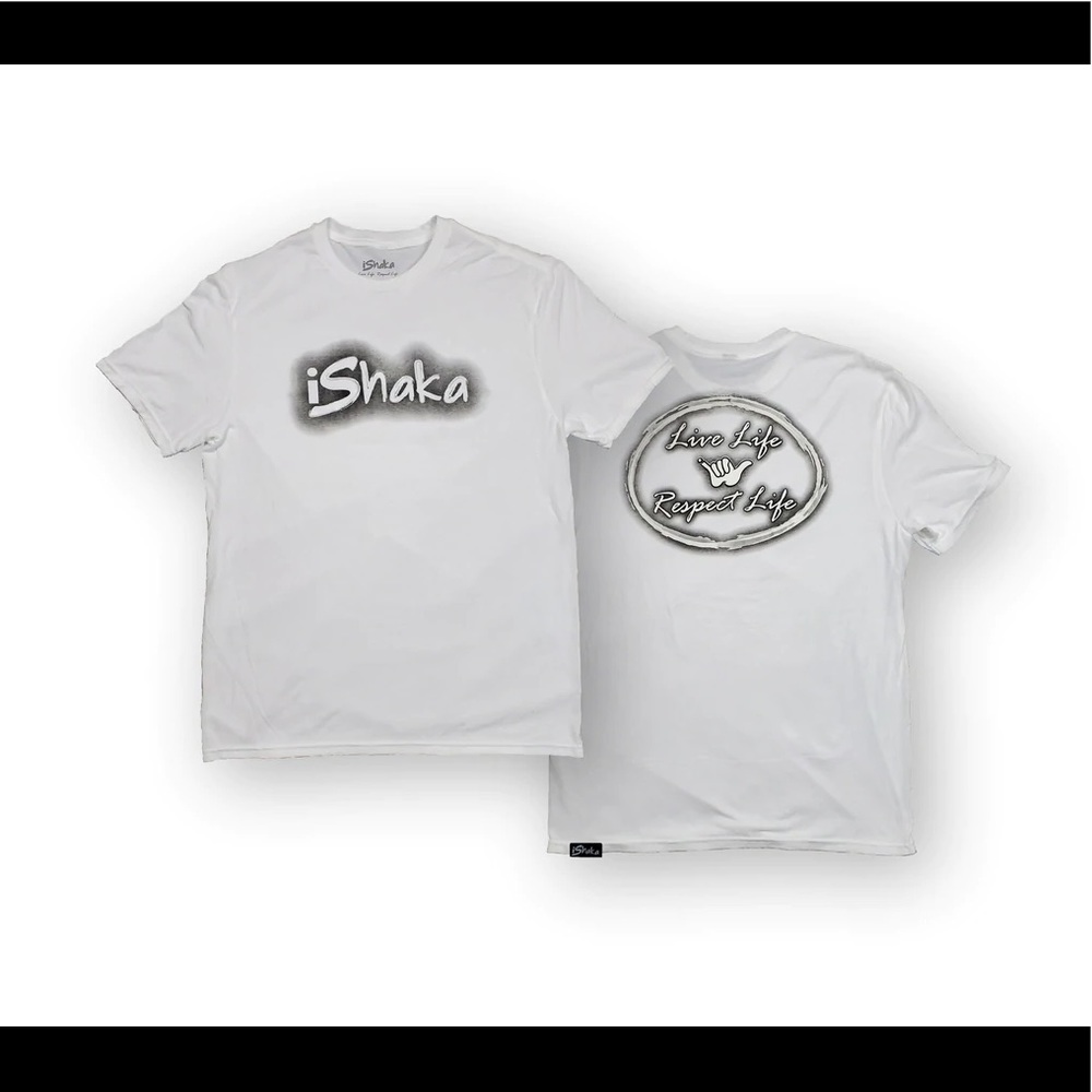 LIVE LIFE RESPECT LIFE T-SHIRT (WHITE)